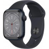 Apple Watch Series 8 GPS + Cellular 45mm Midnight Aluminum Case w. Midnight S. Band S/M (MNVJ3) - зображення 1