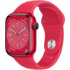 Apple Watch Series 8 GPS 41mm PRODUCT RED Aluminum Case w. PRODUCT RED S. Band - M/L (MNUH3) - зображення 1