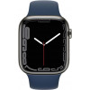 Apple Watch Series 7 GPS + Cellular 45mm Graphite S. Steel Case w. Abyss Blue S. Band (MKJH3) - зображення 2