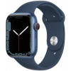 Apple Watch Series 7 GPS + Cellular 45mm Blue Aluminum Case w. Abyss Blue S. Band (MKJA3) - зображення 1