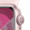 Apple Watch Series 9 GPS + Cellular 45mm Pink Alu. Case w. Light Pink Sport Band - S/M (MRMK3) - зображення 3