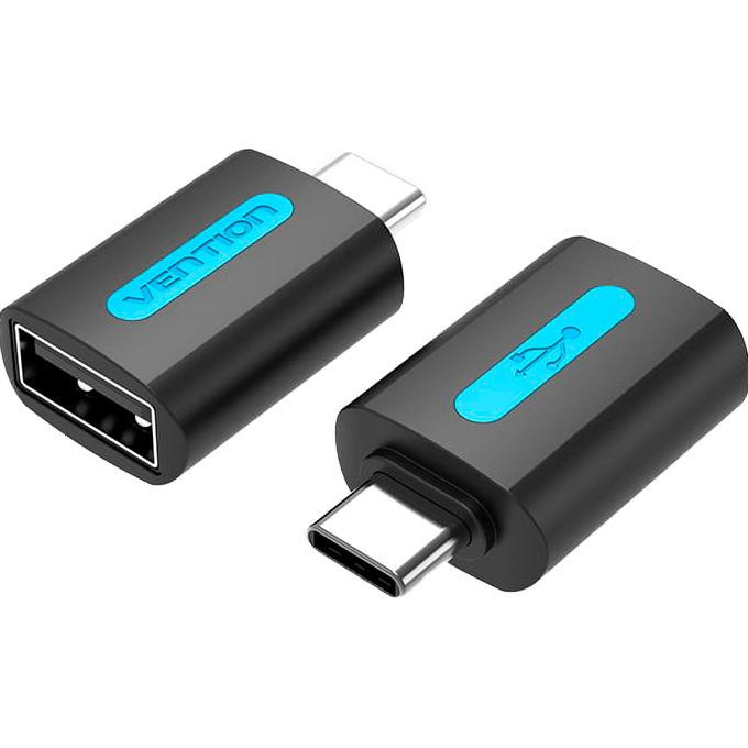 Vention USB-C Male to USB2.0 Female Black (CDTB0) - зображення 1