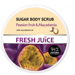   Fresh Juice Сахарный скраб для тела  Passion Fruit & Macadamia 225 мл (4823015936425)