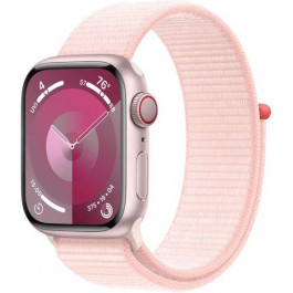   Apple Watch Series 9 GPS + Cellular 41mm Pink Alu. Case w. Light Pink S. Loop (MRJ13)