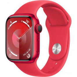   Apple Watch Series 9 GPS + Cellular 45mm PRODUCT RED Alu. Case w. PRODUCT RED S. Band - S/M (MRYE3)