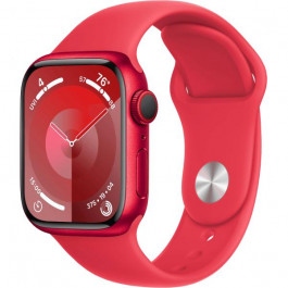   Apple Watch Series 9 GPS + Cellular 45mm PRODUCT RED Alu. Case w. PRODUCT RED S. Band - M/L (MRYG3)