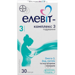   Bayer Елевіт-комплекс  3 таблетки 30 шт./уп.