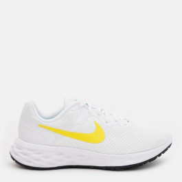   Nike Жіночі кросівки для бігу  Revolution 6 Nn DC3729-105 36.5 (6US) 23 см Білий/Жовтий (196604421393)