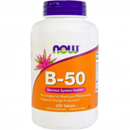   Now Витамин В-50 комплекс Vitamin B-50 250 таблеток (00428)