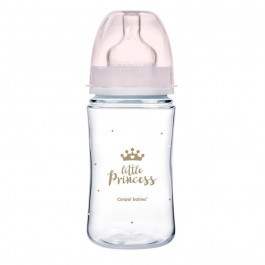   Canpol babies Бутылочка антиколиковая 240 мл PP Easystart Royal baby розовая (35/234_pin)