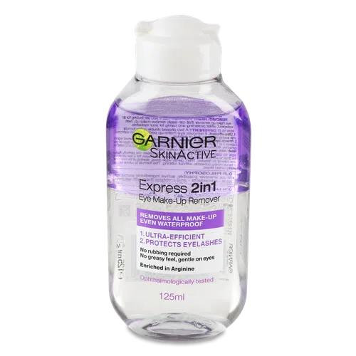 Garnier Експрес-засіб для зняття макіяжу з очей 2 в 1  Skin Naturals 125 мл (3600541361232) - зображення 1