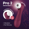 Satisfyer Pro 2 Generation 3 with Liquid Air Wine Red (SO7772) - зображення 2