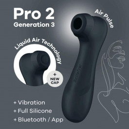   Satisfyer Pro 2 Generation 3 with Liquid Air Connect App Dark Grey (SO8404)