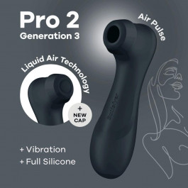   Satisfyer Pro 2 Generation 3 with Liquid Air Dark Grey (SO8402)