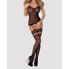 Obsessive Bodystocking F214 black S/M/L (SO7224) (SO7224) - зображення 4