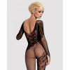 Obsessive Bodystocking F210 black S/M/L (SO7221) - зображення 2