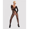 Obsessive Bodystocking F210 black S/M/L (SO7221) - зображення 3