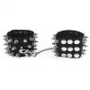 Art of Sex Rose Spiked Leather Handcuffs, натуральна шкіра (SO7654) - зображення 2