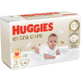   Huggies Extra Care 3, 40 шт