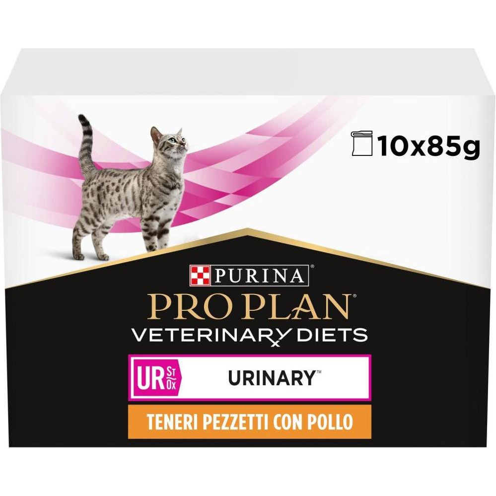 Pro Plan Veterinary Diets UR Urinary с курицей 85 г 10 шт (8445290093592) - зображення 1