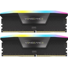   Corsair 96 GB (2x48GB) DDR5 5600 MHz Vengeance RGB Black (CMH96GX5M2B5600C40)