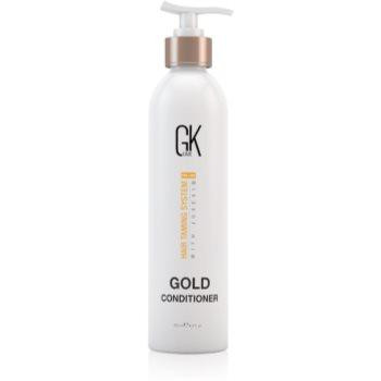 GK Hair Professional Gold Conditioner зволожуючий поживний кондиціонер для миттєвого відновлення 250 мл - зображення 1