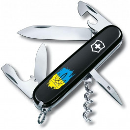   Victorinox SPARTAN UKRAINE Трезубец фигурный на фоне флага 1.3603.3_T1026u (Vx13603.3_T1026u)