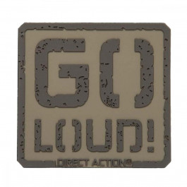   Direct Action Пластир прямої дії Patch Go Loud ПВХ - Coyote Brown (2066_(PA-DAGL-PVC-CBR))