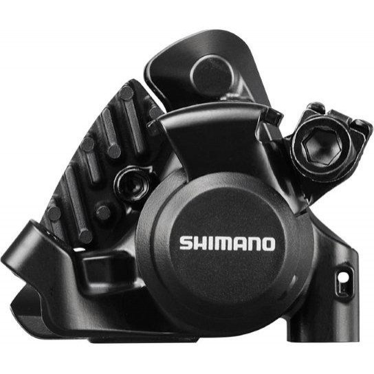 Shimano Механічне диск гальмо  BR-RS305-R, FLAT MOUNT заднє, колодка L03A RESIN PAD(W/FIN) - зображення 1