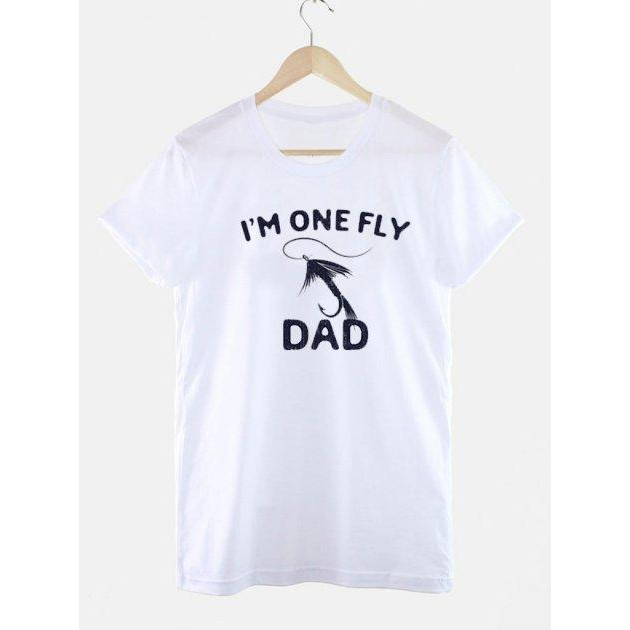 Love&Live Футболка  I'm one fly dad LLP00687 XXL Белая (LL2000000254371) - зображення 1