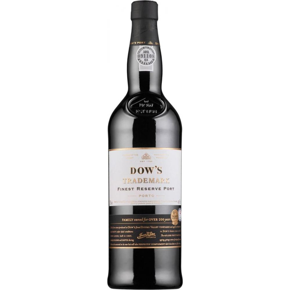 Symington Family Estates Вино Портвейн Dow's Trademark Finest Reserve Port 0,75 л солодке портвейн червоне (5010867201958) - зображення 1