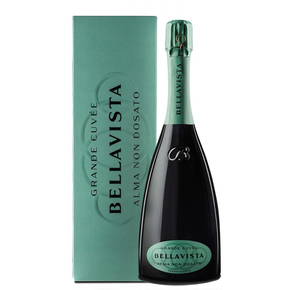 Bellavista Вино  Alma Gran Cuvee Franciacorta Dosaggio Zero 0,75 л брют ігристе біле (8032685710327) - зображення 1