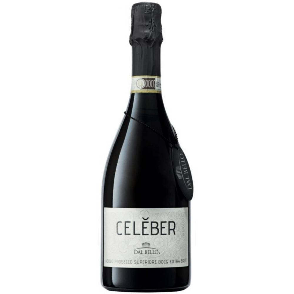 Dal Bello Вино  Celeber Asolo Prosecco Superiore Extra Brut 0,75 л брют просекко (рrosecco) біле (800739100013 - зображення 1