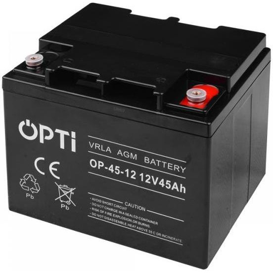 Volt Polska OPTI 12V 45 Ah  (6AKUV045AG) - зображення 1