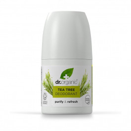   Dr.Organic Дезодорант чайне дерево Dr. Organic Bioactive Skincare Tea Tree Roll-On Deodorant, 50 мл