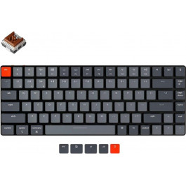   Keychron K3 84 keys, Low Profile Hot-Swap Optical White LED, Brown (K3D3_KEYCHRON)