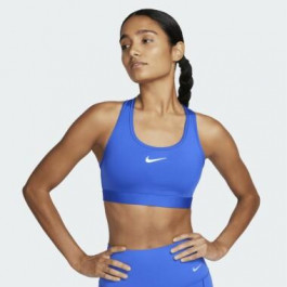   Nike Спортивний топ для залу, для фітнесу, для тренувань жіночий  W Nk Swsh Med Spt Bra DX6821-405 L Блак