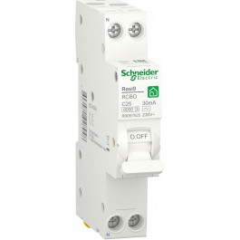   Schneider Electric Resi9 25А 30 мА 1P+N 6кA кривая С тип АС (R9D87625)