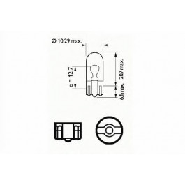   SCT W5W 12V5W Wedge 202112