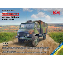   ICM Німецький військовий радіо автомобіль Unimog S 404 (ICM35137)