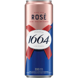   Kronenbourg Пиво  1664 Rose Edition пшеничне з/б, 330 мл (4820250941245)