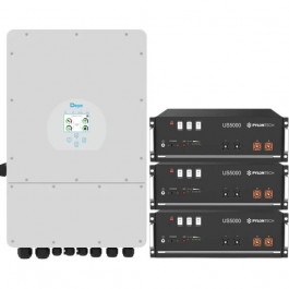   Deye SUN-10K-SG04LP3-EU WiFi 14,4 кВ*год + 3 Pylontech US5000