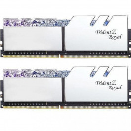   G.Skill 16 GB (2x8GB) DDR4 3000 MHz Trident Z Royal Silver (F4-3000C16D-16GTRS)