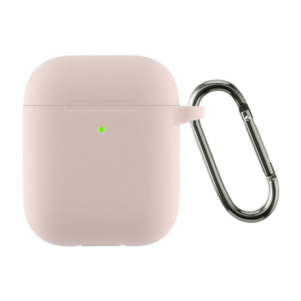 ArmorStandart Чохол  Ultrathin Silicone Case With Hook для Apple AirPods 2 Pink Sand (ARM59689) - зображення 1