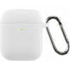 ArmorStandart Чохол  Ultrathin Silicone Case With Hook для Apple AirPods 2 White (ARM59695) - зображення 1