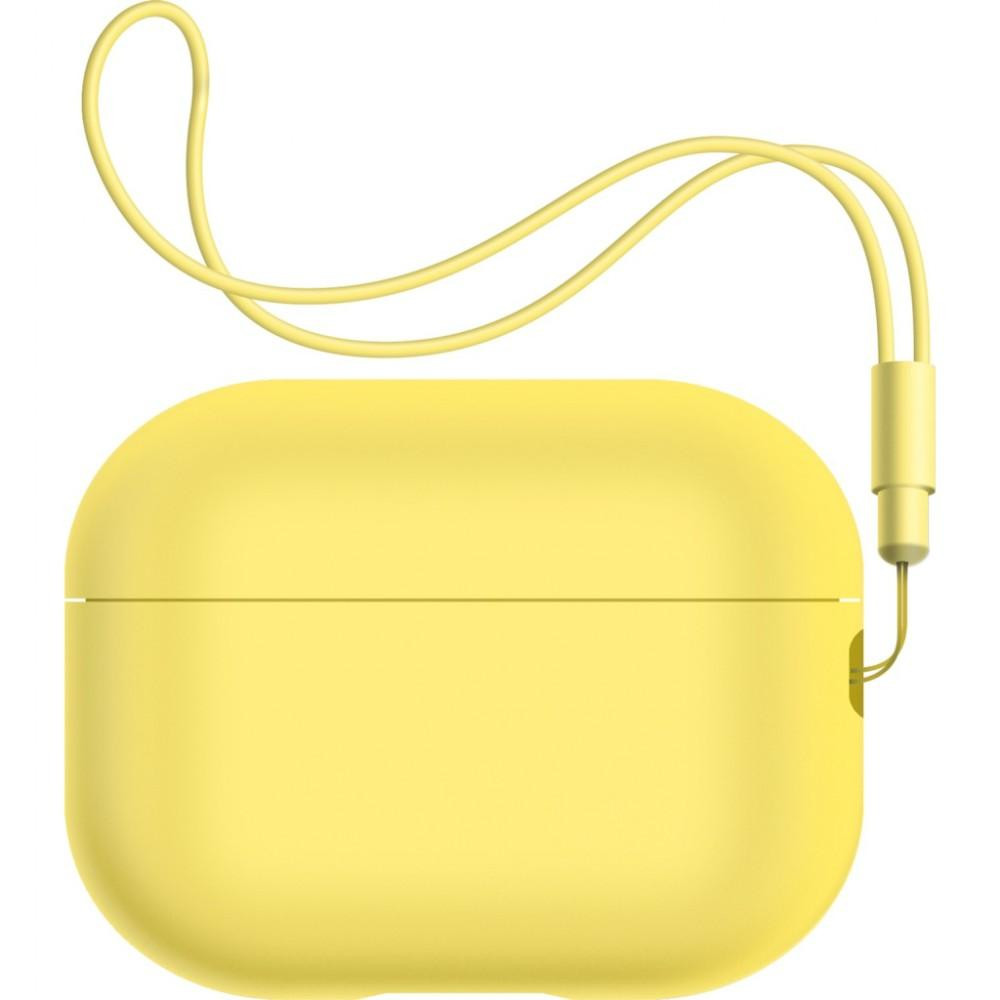 ArmorStandart Silicone Case with straps для Apple Airpods Pro 2 Yellow (ARM68619) - зображення 1