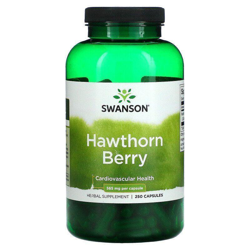 Swanson Hawthorn Berry 565 mg 250 Caps - зображення 1