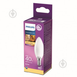   Philips LED FIL DIM B35 4,5W E14 2700K 220V (929002430766)