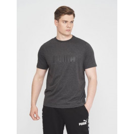   PUMA Футболка  ESS Heather Tee 58673607 L Dark Gray Heather (4063697401600)