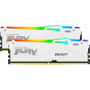 Kingston FURY 32 GB (2x16GB) DDR5 6000 MHz Beast RGB EXPO White (KF560C36BWEAK2-32) - зображення 4